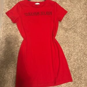 Calvin Klein t-shirt mini dress